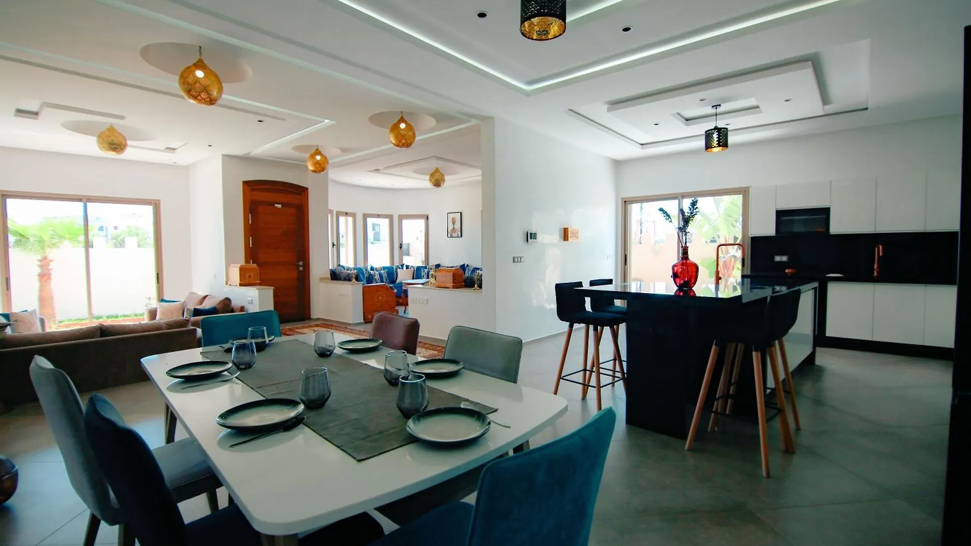 Villa Moderne A 5 Min De La Plage Avec Jardin Et 3 Salons Essaouira Morocco