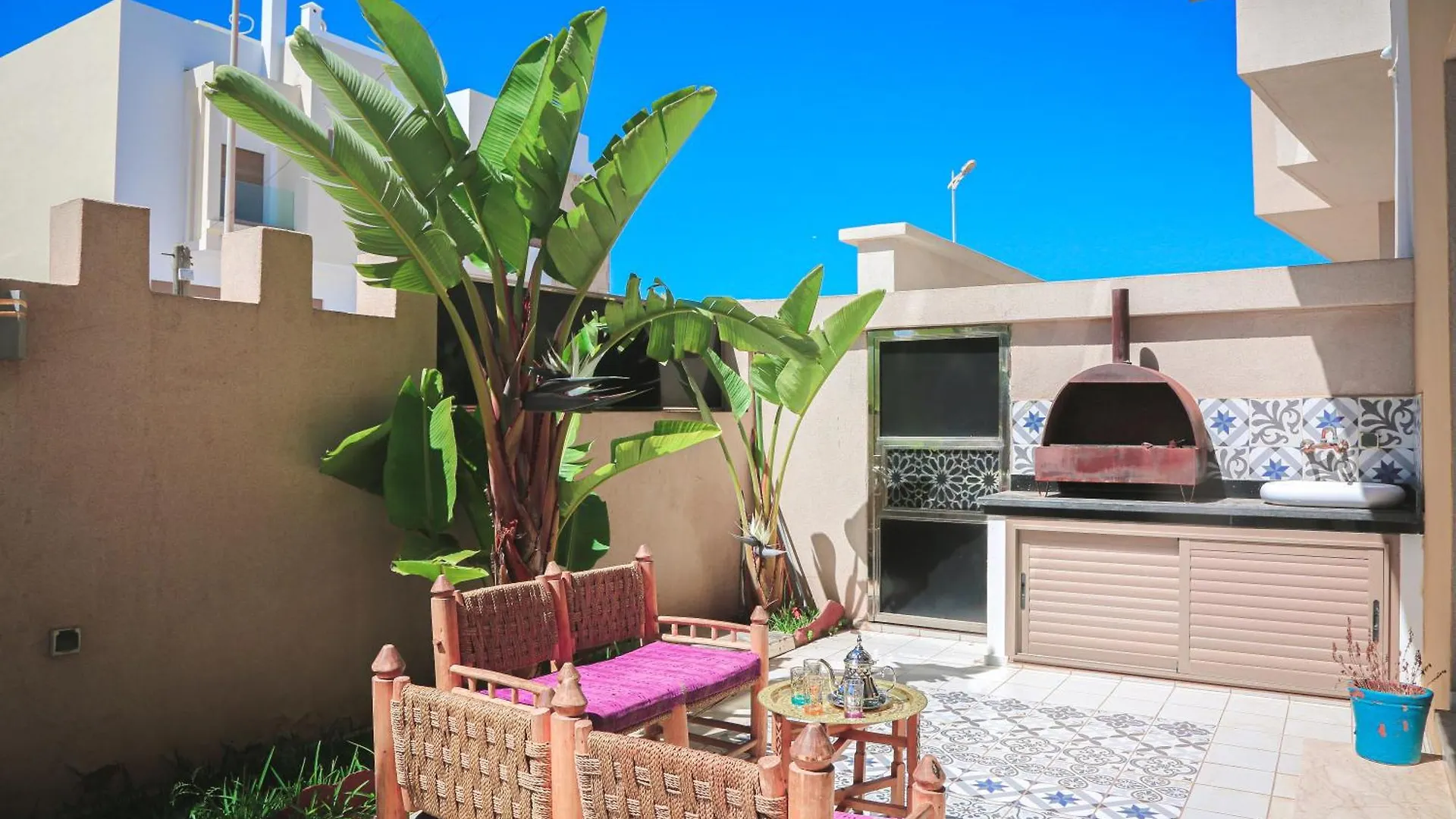Villa Moderne A 5 Min De La Plage Avec Jardin Et 3 Salons Essaouira