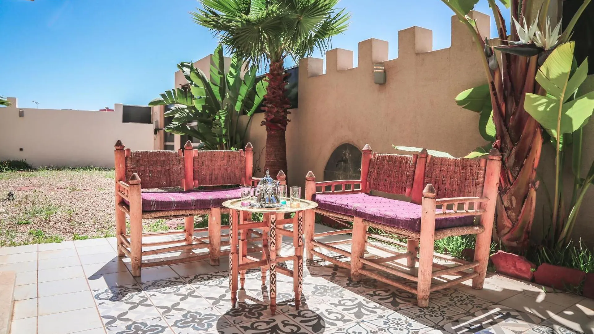 Villa Moderne A 5 Min De La Plage Avec Jardin Et 3 Salons Essaouira 0*,